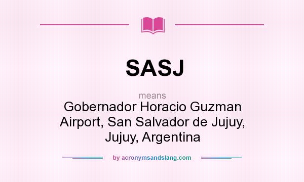 What does SASJ mean? It stands for Gobernador Horacio Guzman Airport, San Salvador de Jujuy, Jujuy, Argentina
