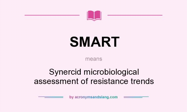 What does SMART mean? It stands for Synercid microbiological assessment of resistance trends