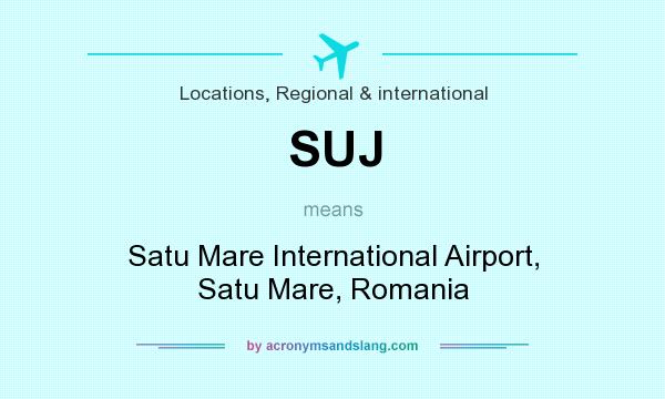What does SUJ mean? It stands for Satu Mare International Airport, Satu Mare, Romania