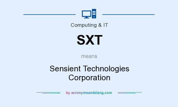 What does SXT mean? It stands for Sensient Technologies Corporation
