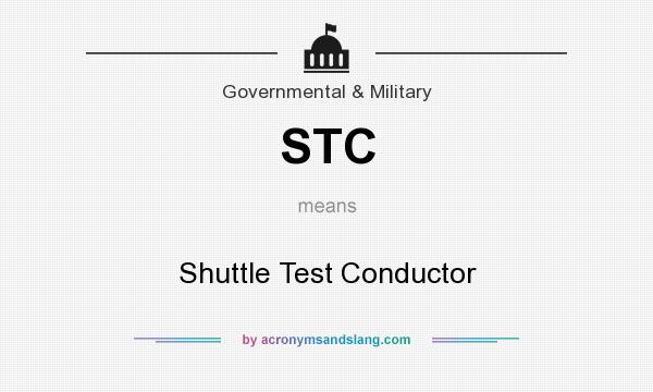 What does STC mean? It stands for Shuttle Test Conductor