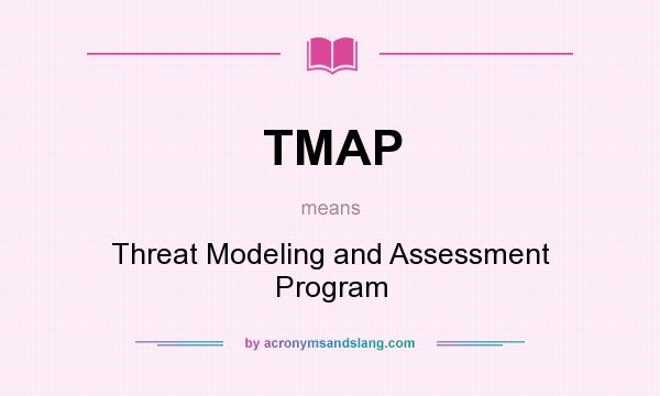 What does TMAP mean? It stands for Threat Modeling and Assessment Program