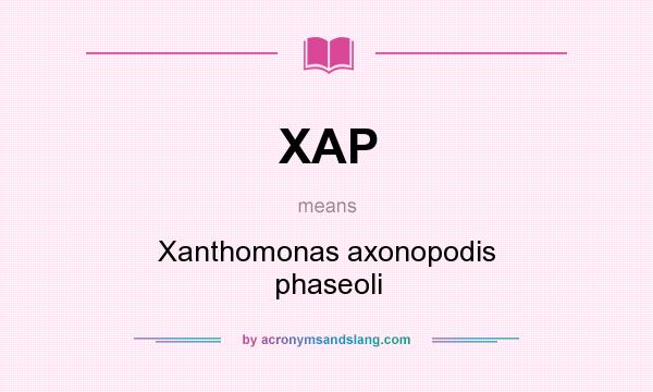 What does XAP mean? It stands for Xanthomonas axonopodis phaseoli