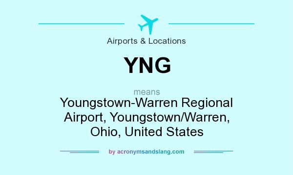 What does YNG mean? It stands for Youngstown-Warren Regional Airport, Youngstown/Warren, Ohio, United States