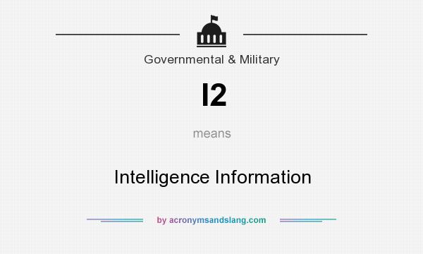 What does I2 mean? It stands for Intelligence Information