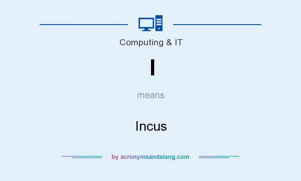 What does I mean? It stands for Incus