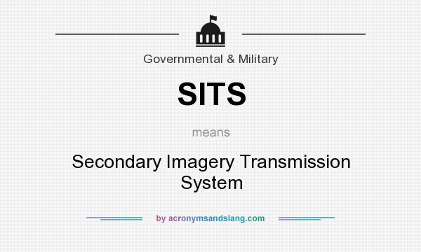 What does SITS mean? It stands for Secondary Imagery Transmission System
