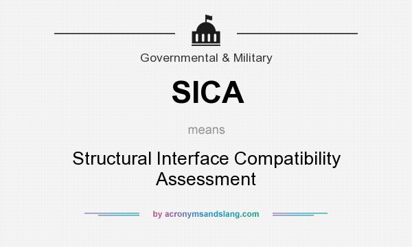 What does SICA mean? It stands for Structural Interface Compatibility Assessment