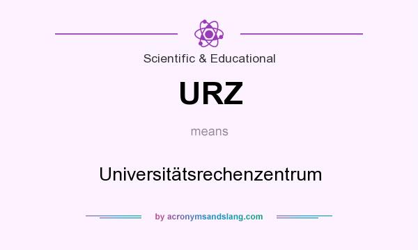 What does URZ mean? It stands for Universitätsrechenzentrum