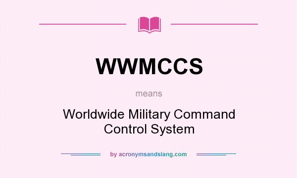 What does WWMCCS mean? It stands for Worldwide Military Command Control System