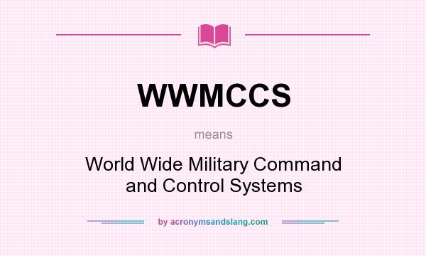 What does WWMCCS mean? It stands for World Wide Military Command and Control Systems
