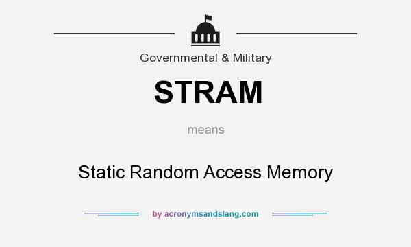 What does STRAM mean? It stands for Static Random Access Memory
