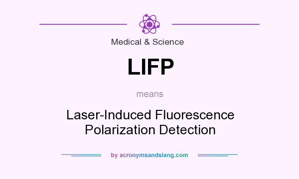 What does LIFP mean? It stands for Laser-Induced Fluorescence Polarization Detection