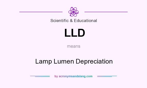 What does LLD mean? It stands for Lamp Lumen Depreciation