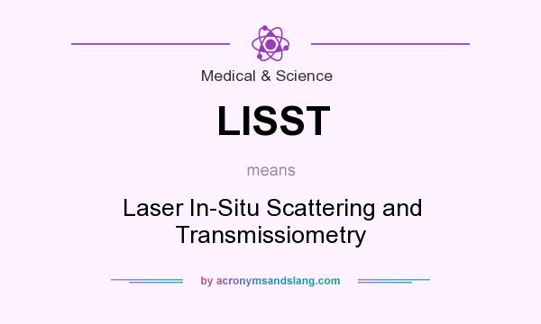 What does LISST mean? It stands for Laser In-Situ Scattering and Transmissiometry