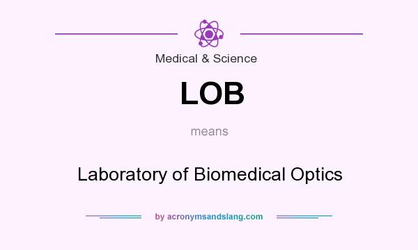 What does LOB mean? It stands for Laboratory of Biomedical Optics
