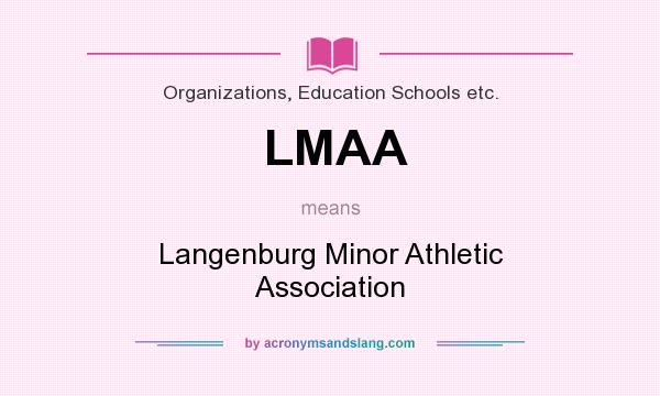 What does LMAA mean? It stands for Langenburg Minor Athletic Association