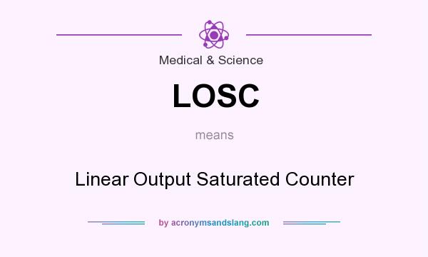 What does LOSC mean? It stands for Linear Output Saturated Counter