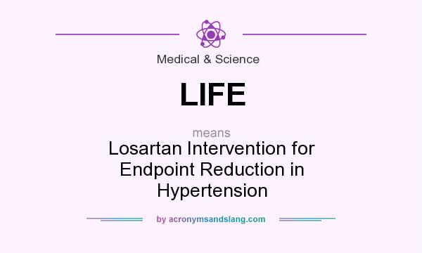 What does LIFE mean? It stands for Losartan Intervention for Endpoint Reduction in Hypertension
