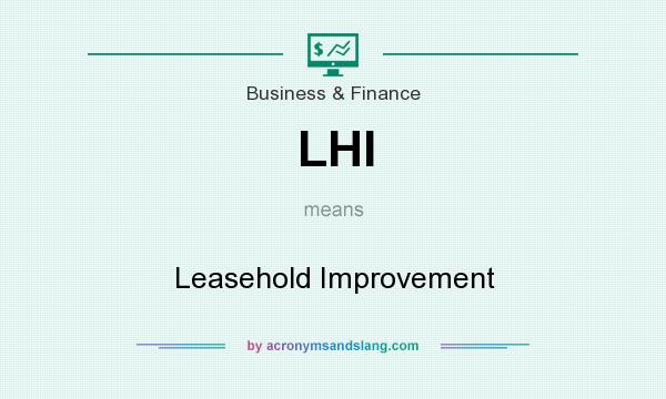 What does LHI mean? It stands for Leasehold Improvement