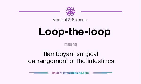 What does Loop-the-loop mean? It stands for flamboyant surgical rearrangement of the intestines.