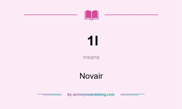 What does 1I mean? It stands for Novair