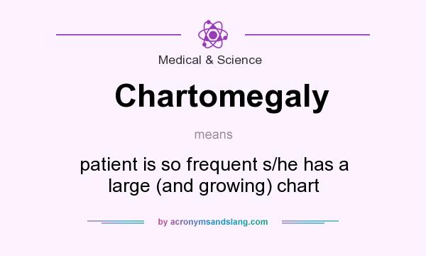 What does Chartomegaly mean? It stands for patient is so frequent s/he has a large (and growing) chart