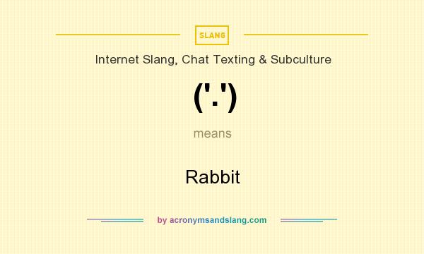 What does (`.`) mean? It stands for Rabbit