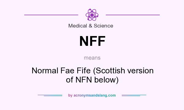 What does NFF mean? It stands for Normal Fae Fife (Scottish version of NFN below)