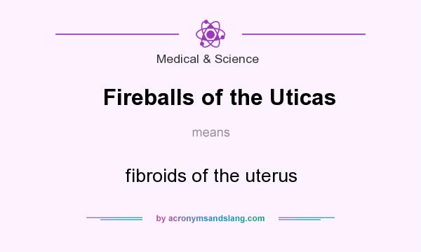 What does Fireballs of the Uticas mean? It stands for fibroids of the uterus