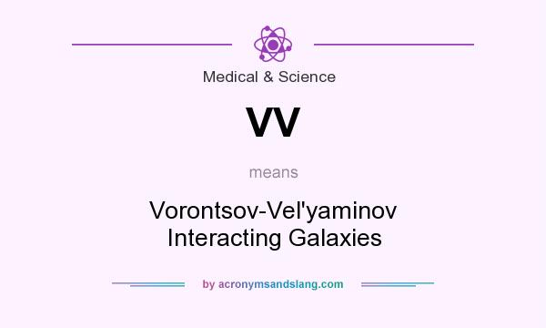 What does VV mean? It stands for Vorontsov-Vel`yaminov Interacting Galaxies