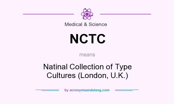 What does NCTC mean? It stands for Natinal Collection of Type Cultures (London, U.K.)