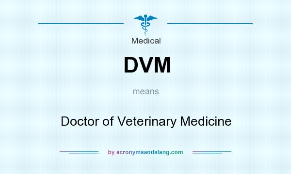 DVM - Doctor of Veterinary Medicine in Medical by AcronymsAndSlang.com