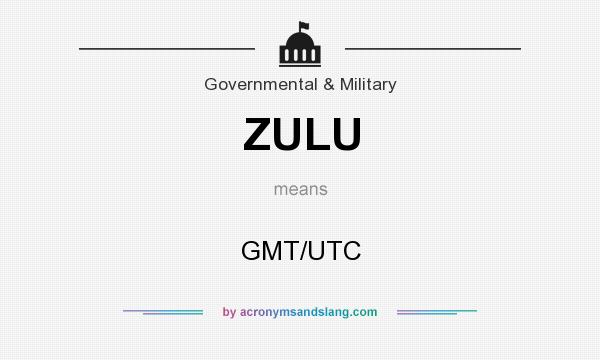 What does ZULU mean? It stands for GMT/UTC