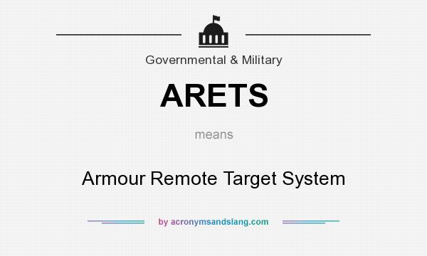 What does ARETS mean? It stands for Armour Remote Target System