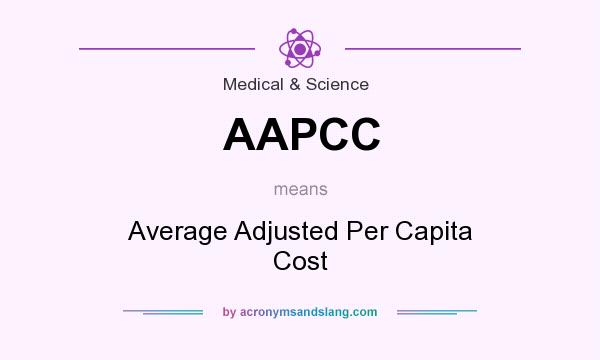 What does AAPCC mean? It stands for Average Adjusted Per Capita Cost