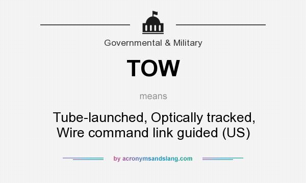 What does TOW mean? It stands for Tube-launched, Optically tracked, Wire command link guided (US)