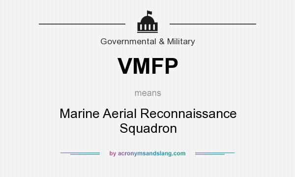 What does VMFP mean? It stands for Marine Aerial Reconnaissance Squadron