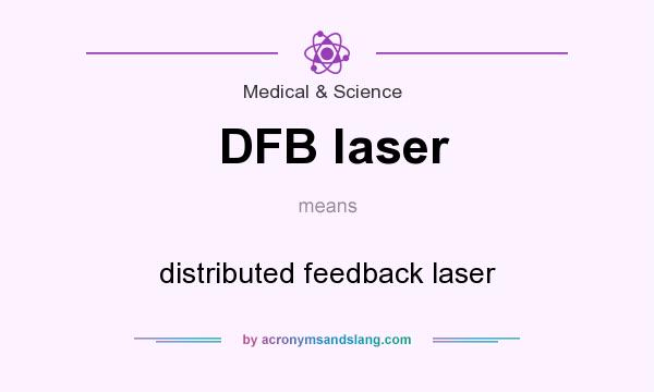 What does DFB laser mean? It stands for distributed feedback laser