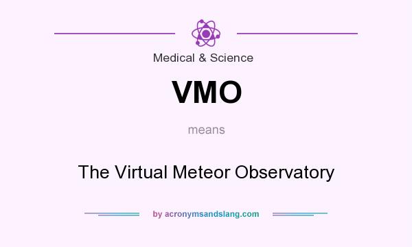 What does VMO mean? It stands for The Virtual Meteor Observatory