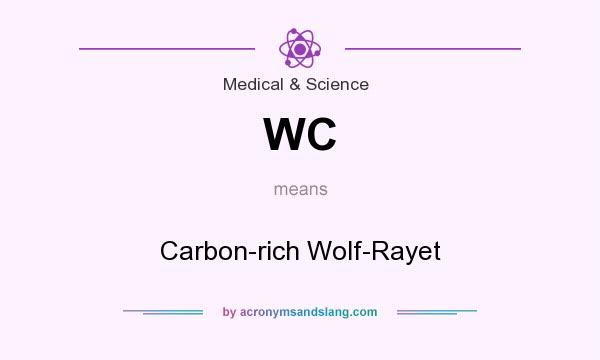 What does WC mean? It stands for Carbon-rich Wolf-Rayet