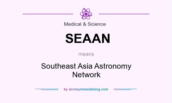 What does SEAAN mean? It stands for Southeast Asia Astronomy Network