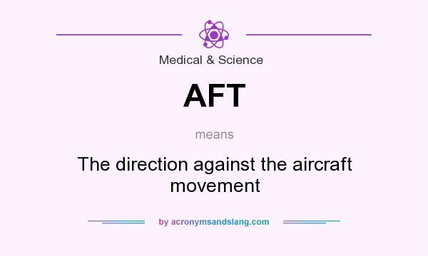 What does AFT mean? It stands for The direction against the aircraft movement