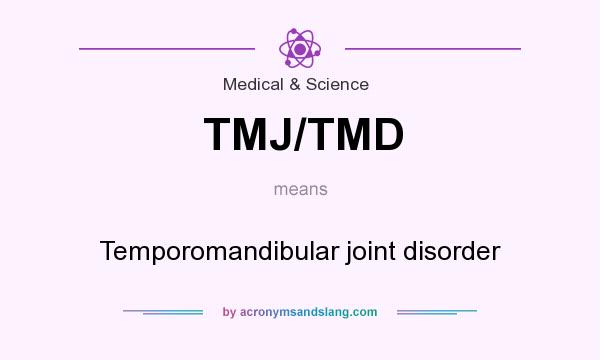 What does TMJ/TMD mean? It stands for Temporomandibular joint disorder