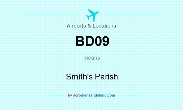 What does BD09 mean? It stands for Smith`s Parish