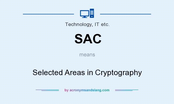 What does SAC mean? It stands for Selected Areas in Cryptography