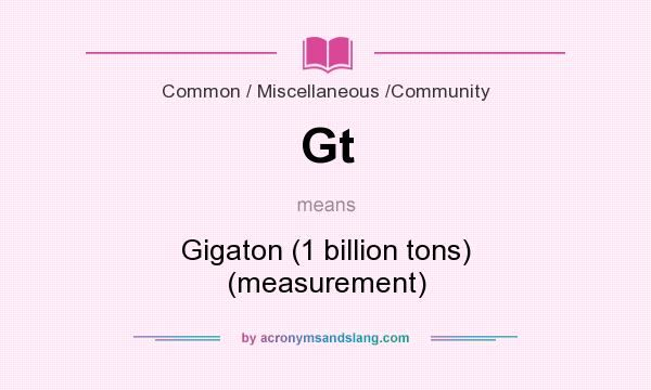 protein Viewer Norm Gt - "Gigaton (1 billion tons) (measurement)" by AcronymsAndSlang.com
