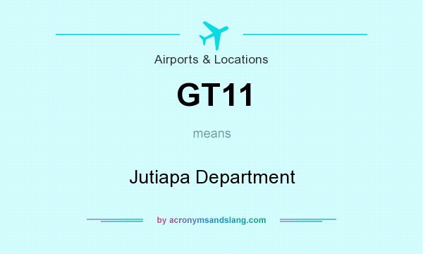 What does GT11 mean? It stands for Jutiapa Department