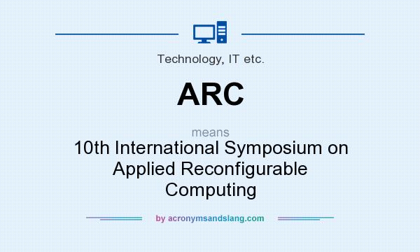 What does ARC mean? It stands for 10th International Symposium on Applied Reconfigurable Computing
