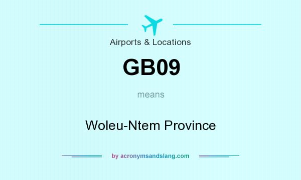 What does GB09 mean? It stands for Woleu-Ntem Province